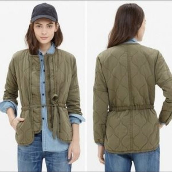 Madewell Jackets & Blazers - Madewell Quilted Drawstring Utility Jacket